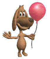 ani- dog---hund-ballong - GIF animasi gratis