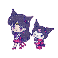 Sailor Mars and kuromi ❤️ elizamio - zdarma png