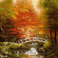 kikkapink autumn animated background - GIF เคลื่อนไหวฟรี