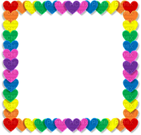 cadre, frame, neon, heart, Adam64 - 免费PNG