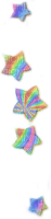rainbow flowers scrap - 免费PNG