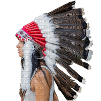 Kaz_Creations Woman-Femme-Indian-Head-Dress - zdarma png