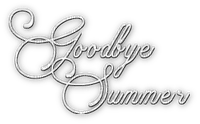soave text goodbye summer white - png grátis