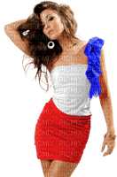 Woman France Blue White Red - Marina Yasmine - δωρεάν png