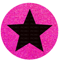 Star Glitter Fuchsia  - by StormGalaxy05 - bezmaksas png