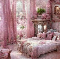 bedroom, roses, palace, fantasy, - PNG gratuit