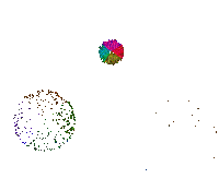 firework gif color feu d'artifice colours - GIF animé gratuit