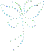 deco blue  glitter butterfly - Bezmaksas animēts GIF