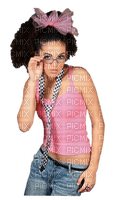 Kaz_Creations Woman Femme Glasses Pink - png gratuito