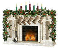 minou-christmas -fireplace-jul-brasa-eldstad - png gratis