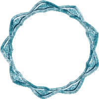 Blue round frame animated Rox - Bezmaksas animēts GIF
