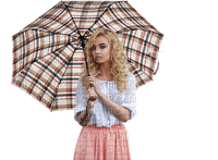 kvinna--paraply---woman - Umbrella - png ฟรี