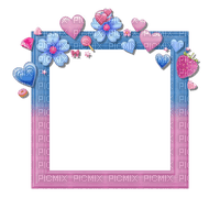 Small Blue/Pink Frame - PNG gratuit
