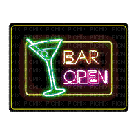 BAR OPEN - 無料のアニメーション GIF