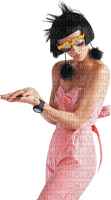 Kaz_Creations Woman Femme Pink Glasses - 免费PNG