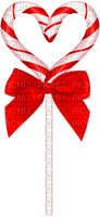 Lollipop.Heart.White.Red - 免费PNG