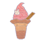 strawberry ice cream (my own art) - besplatni png