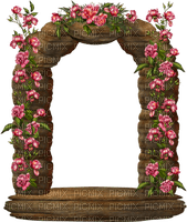 dolceluna deco spring flowers arch frame - png grátis