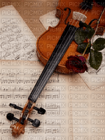 Violin And Roses - By StormGalaxy05 - png ฟรี