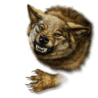 dark wolf loup animal tier tube - zadarmo png