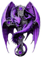 purple dragon by nataliplus - PNG gratuit