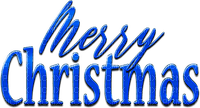 Merry Christmas.Text.Blue - png grátis