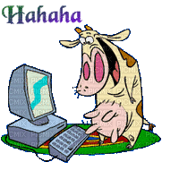 vache - GIF animado gratis