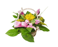 patymirabelle fleurs dans panier - png ฟรี
