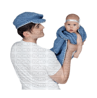 Papa et bébé - PNG gratuit