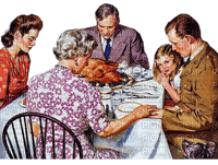 Rena Thanksgiving Family Familie - Free PNG