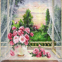 soave background animated vintage pink green - Бесплатни анимирани ГИФ