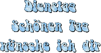 Dienstag - Free animated GIF