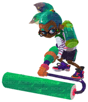 teal inkling boy - png gratuito