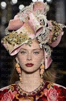 image encre couleur texture femme visage chapeau mariage princesse edited by me - PNG gratuit