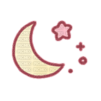 huwahuwa pink crescent moon - gratis png