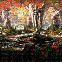 fantasy background by  nataliplus - Besplatni animirani GIF