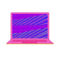 pink laptop - GIF animé gratuit