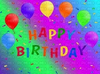 image encre happy birthday balloons edited by me - ücretsiz png