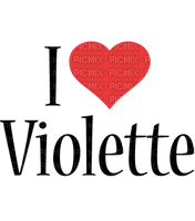 Kaz_Creations  Names Violette - zdarma png