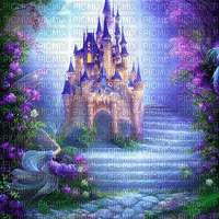 kikkapink background fantasy castle - δωρεάν png