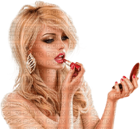 kvinna-läppstift - zdarma png