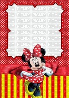 image encre couleur rayures anniversaire effet à pois Minnie Disney  edited by me - darmowe png