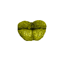 Lip, Lips, Glitter, Deco, Decoration, Yellow - Jitter.Bug.Girl - Безплатен анимиран GIF