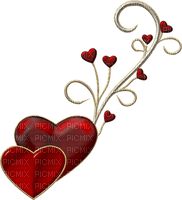 valentine valentin heart coeur deco - 無料png