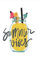 summer vibes deco dolceluna yellow - 無料png