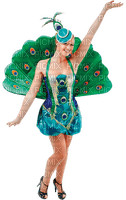 Kaz_Creations Woman-Femme-Peacock-Costume - PNG gratuit