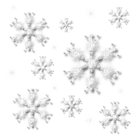 Snowflakes.Silver.White - besplatni png