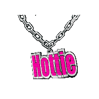 hottie necklace - Darmowy animowany GIF