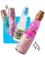 assorted ramune bottles - 無料png