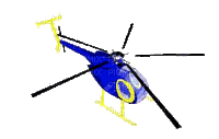 Hélicoptère ** - GIF animé gratuit